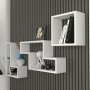 HANAH HOME Zidna polica Tetris White - slika 4