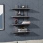 HANAH HOME Zidna polica Laurel Anthracite - slika 5