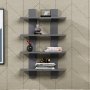 HANAH HOME Zidna polica Laurel Anthracite - slika 2