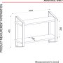 HANAH HOME Zidna polica Arno - slika 5