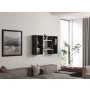 HANAH HOME Zidna polica Bambi White Anthracite - slika 3