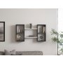 HANAH HOME Zidna polica Bambi White Anthracite - slika 4