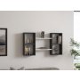 HANAH HOME Zidna polica Bambi White Anthracite - slika 2