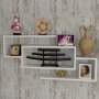 HANAH HOME Zidna polica Janison White - slika 3