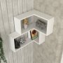 HANAH HOME Zidna polica Bulut White - slika 3