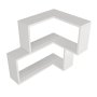 HANAH HOME Zidna polica Bulut White - slika 5