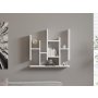 HANAH HOME Zidna polica Flower White - slika 2