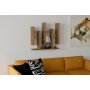 HANAH HOME Zidna polica Flower Walnut - slika 2