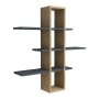 HANAH HOME Zidna polica Ardo Sapphire Anthracite - slika 1