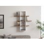 HANAH HOME Zidna polica Ardo Walnut White - slika 3