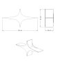 HANAH HOME Zidna polica Susen Black - slika 3