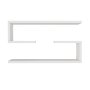 HANAH HOME Zidna polica Jenika White - slika 5