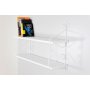 HANAH HOME Zidna polica Seramoni 2'li Shiny White - slika 2