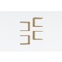 HANAH HOME Zidna polica Base Sapphire Oak - slika 1
