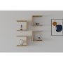 HANAH HOME Zidna polica Base Sapphire Oak - slika 2