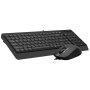 A4 TECH F1512S FSTYLER USB YU crna tastatura + USB crni miš - slika 2