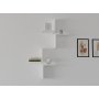 HANAH HOME Zidna polica Face White - slika 2