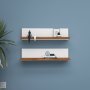 HANAH HOME Zidna polica Shelf White - slika 4