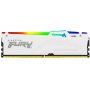 KINGSTON DIMM DDR5 32GB 2x16GB kit 6000MHz KF560C30BWEAK2-32 FURY Beast RGB White EXPO - slika 1
