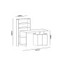 HANAH HOME Radni sto Melis - slika 5