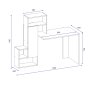 HANAH HOME Radni sto Irmak White - slika 5