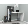 HANAH HOME Radni sto Irmak White Anthracite - slika 3