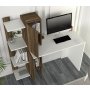 HANAH HOME Radni sto Gina White Walnut - slika 3