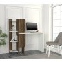 HANAH HOME Radni sto Gina White Walnut - slika 1