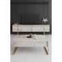 HANAH HOME Sto za dnevnu sobu Luxe Travertine Gold - slika 4