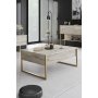 HANAH HOME Sto za dnevnu sobu Luxe Travertine Gold - slika 2