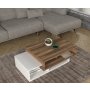 HANAH HOME Sto za dnevnu sobu Tab White Walnut - slika 5