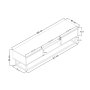 HANAH HOME TV polica Laxus 180 Walnut - slika 4