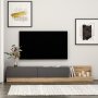 HANAH HOME TV polica Major AnthraciteWalnut - slika 2