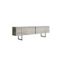 HANAH HOME TV polica Luxe Travertine Silver - slika 1