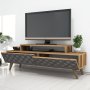 HANAH HOME TV polica City Walnut Chalcedony - slika 3