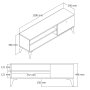 HANAH HOME TV polica Retro1560 - slika 5