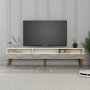 HANAH HOME TV polica Lyon 44 Cream Walnut - slika 3