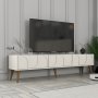 HANAH HOME TV polica Lyon 44 Cream Walnut - slika 4