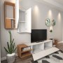 HANAH HOME TV polica Zebra White Teak - slika 4