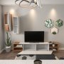 HANAH HOME TV polica Zebra White Teak - slika 5