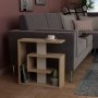 HANAH HOME Pomoćni stočić Saly Sonoma Oak White - slika 2