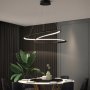 HOME LIGHT Vesta 463 LED visilica crna - slika 2