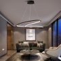 HOME LIGHT Vesta 464 LED visilica crna - slika 2
