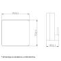 HOME LIGHT WS750 LED zidna lampa - slika 4