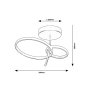 RABALUX Emilion 71296 LED plafonjera - slika 3