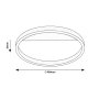 RABALUX Thric 71309 LED plafonjera - slika 4