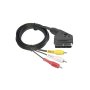Xwave SCART na 3RCA 1,5m Audio-Video Kabl M-M sa IN-OUT prekidačem - slika 1