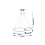 RABALUX Emilion 72296 LED visilica - slika 3