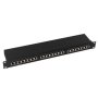 OWIRE 19''/1U Cat6A 24 porta patch panel - slika 1