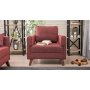 Atelier del Sofa Bella Armchair Claret Red - slika 2